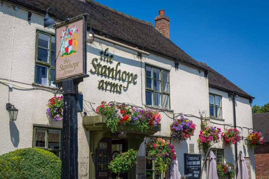 Dinner With Friends At The Stanhope Arms, Stanton By Dale