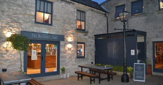 A Post Lockdown Dinner At The Merchant's Yard in Tideswell