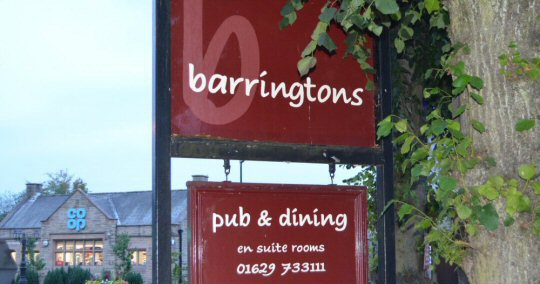 Eat Out To Help Out At Barringtons, Darley Dale