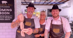 The Greedy Pig Butchers bring their expertise and quality meats  to the Farm Shop at Denby Pottery