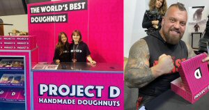 Project D Creates First Protein Doughnuts For Arnold Schwarzenegger Exhibition