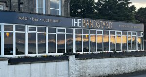 Dinner At The Seaview Restaurant At The Bandstand Hotel, Nairn Scotland
