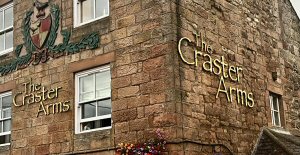 Dinner At The Craster Arms In Beadnell Village