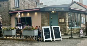 Dinner At The Salt Water Cafe In Beadnell, Northumberland