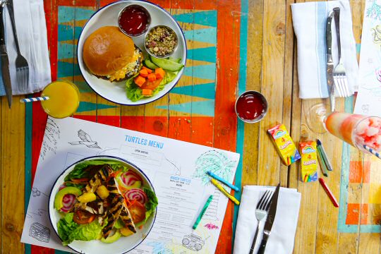 Kids Eat Free This Half Term At Turtle Bay!